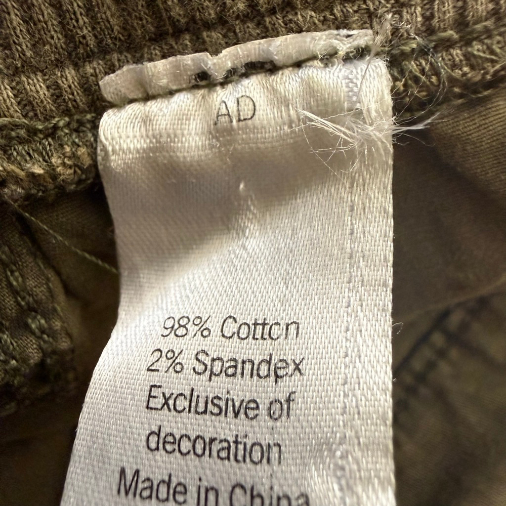 Sonoma vintage Y2K cargo pants military green sz 10 - Picture 7 of 14